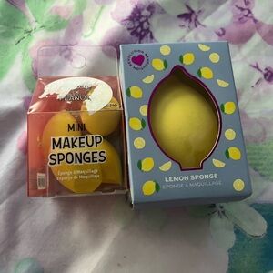 Yellow Lemon Makeup Sponge - Mini Blending Sponges